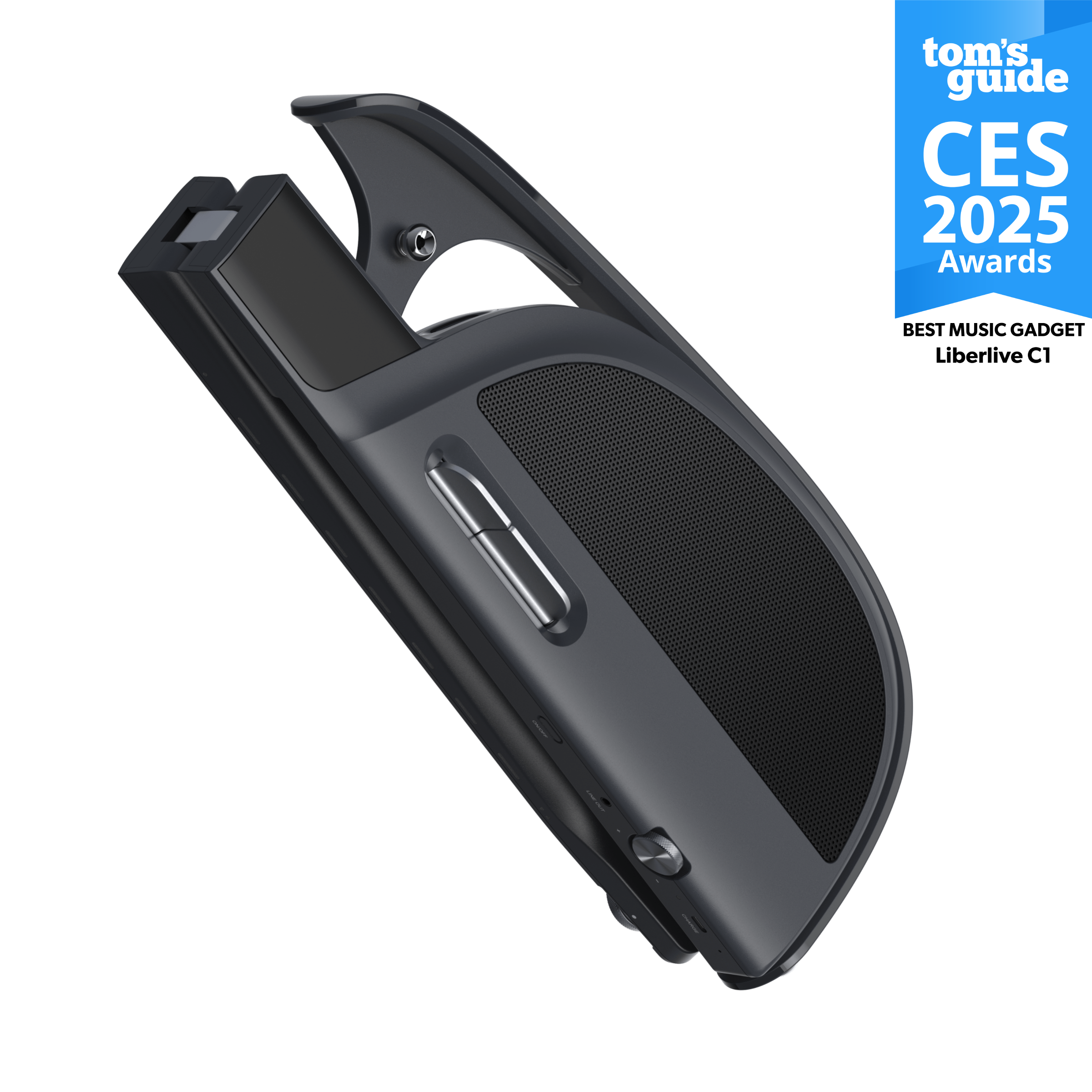 liberlive c1 stringless backing guitar#color_black