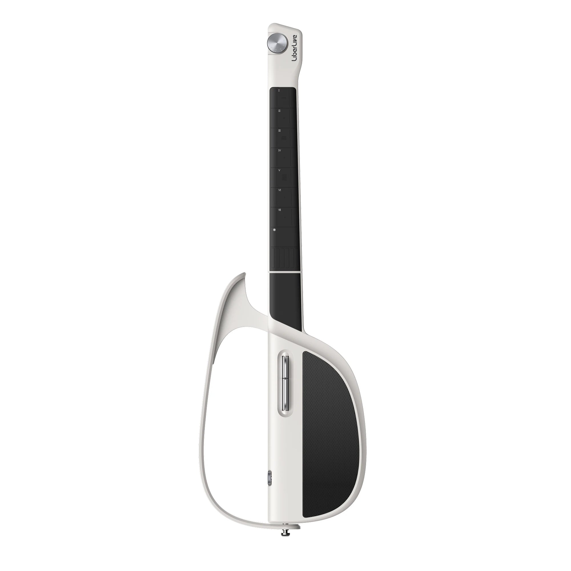 liberlive-c1-white-stringless-smart-guitar-front-view