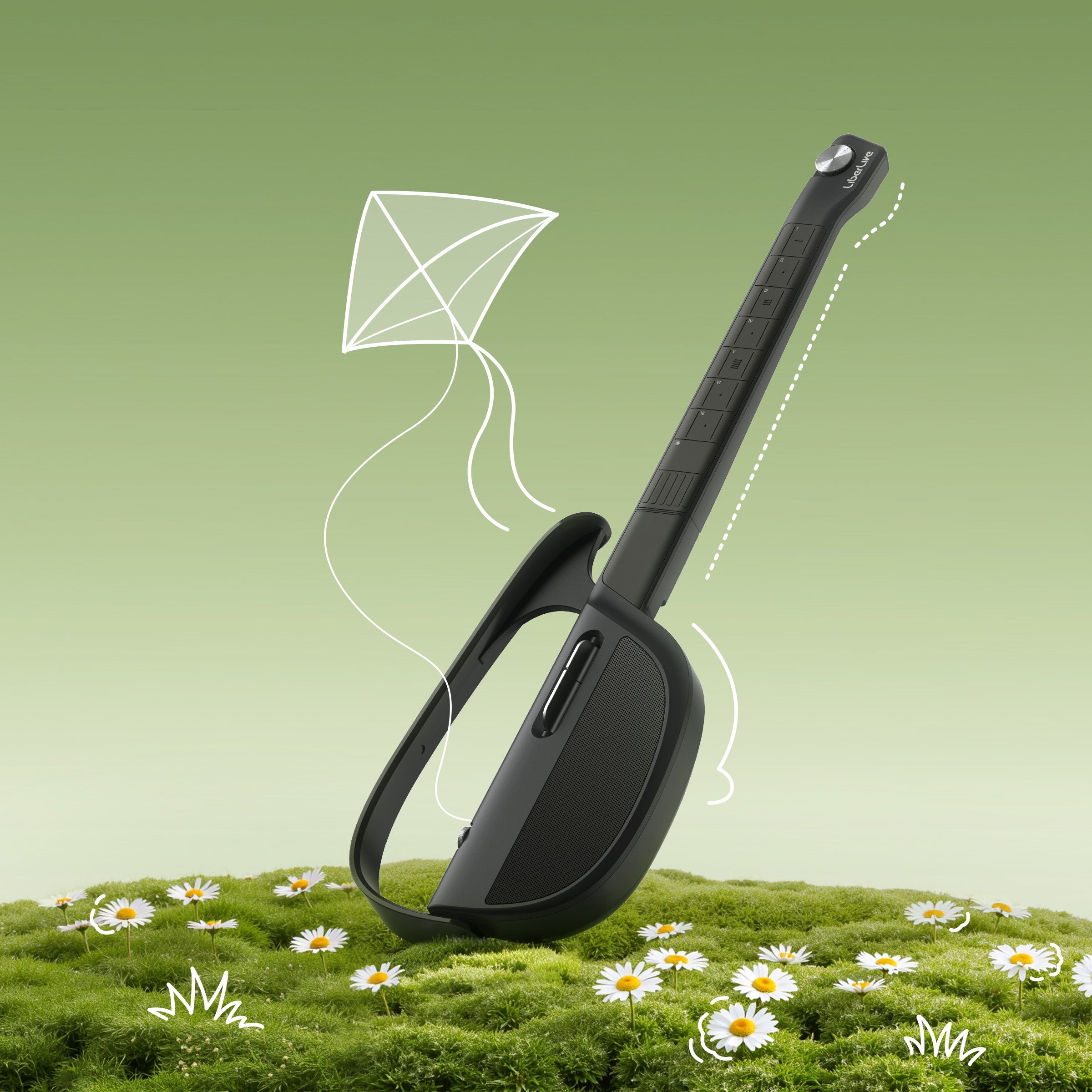 liberlive c1 stringless backing guitar