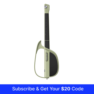 liberlive-c1-green-stringless-smart-guitar-front-view