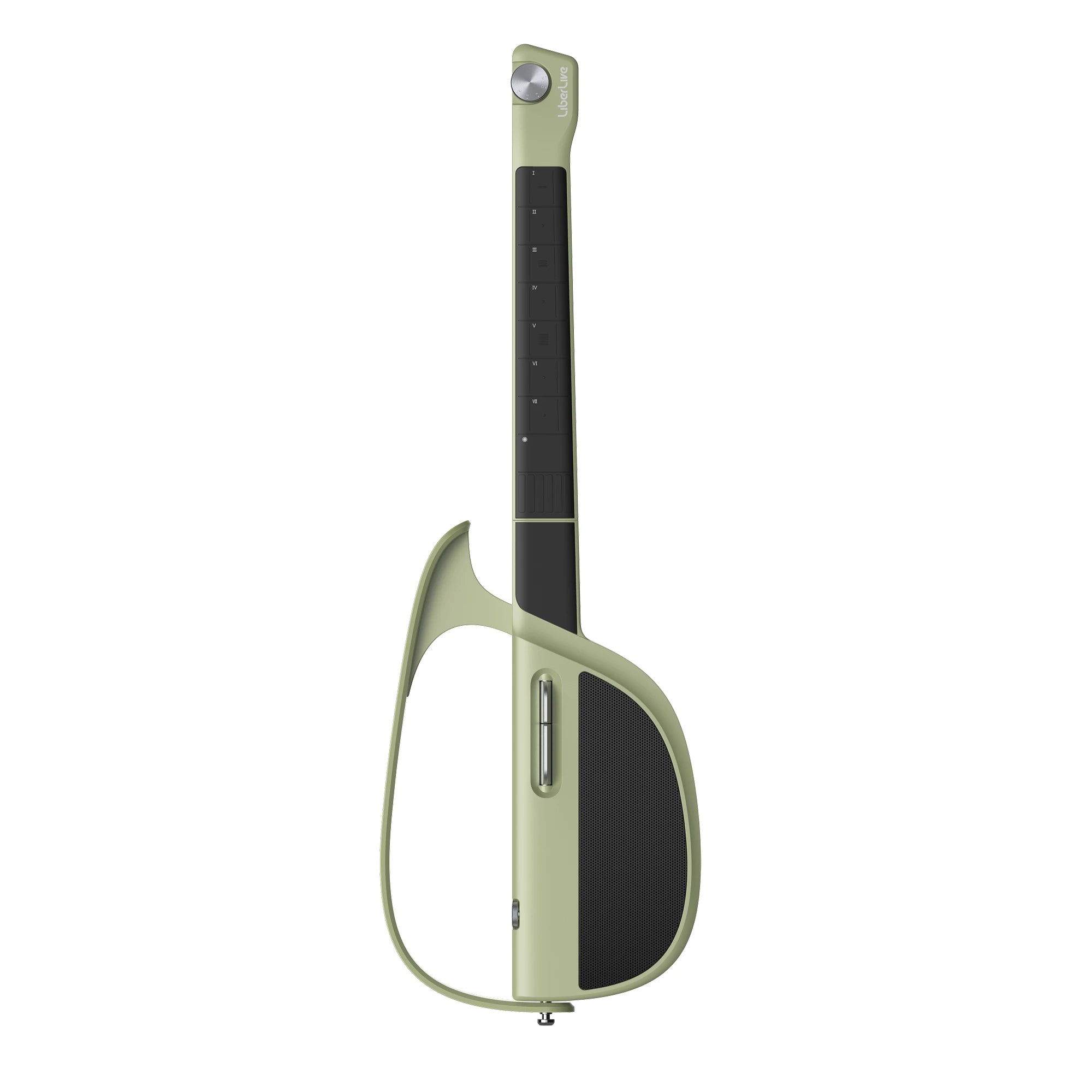 liberlive-c1-green-stringless-smart-guitar-front-view