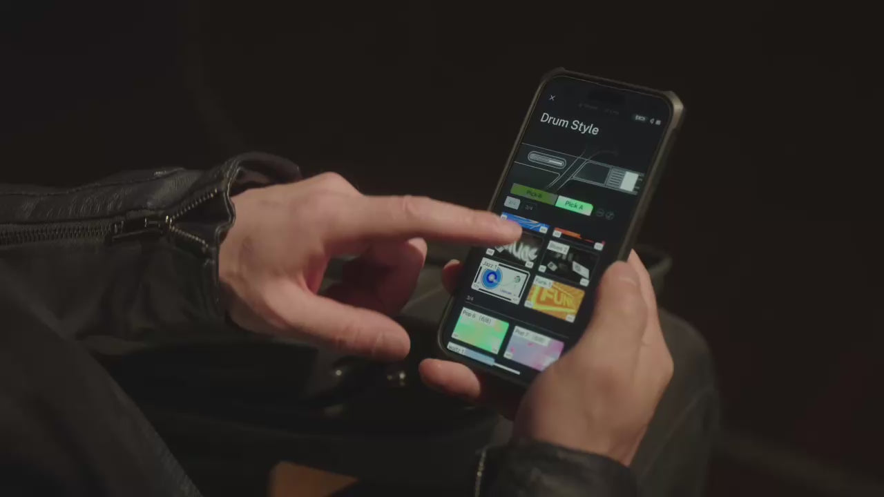 Load video: liberlive-c1-app-drum-style-selection
