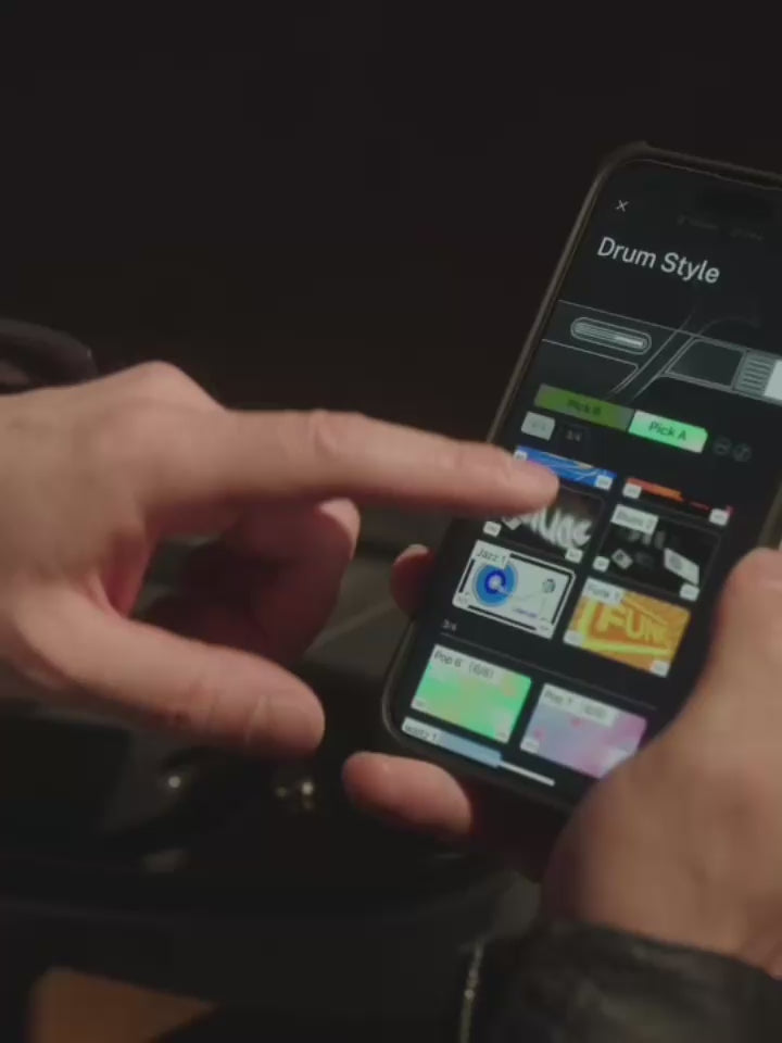 Load video: liberlive-c1-app-drum-style-selection
